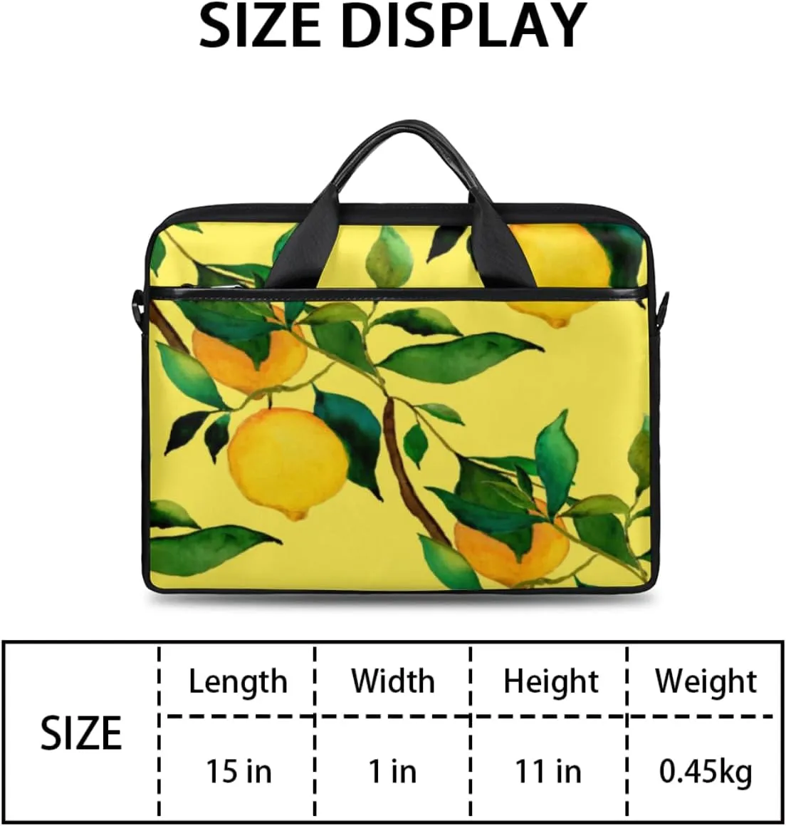 Laptop Bag 13-15 Inch Laptop Sleeve Case for Men Women Briefcase Messenger Bag Computer Shoulder Bag for Travel Work