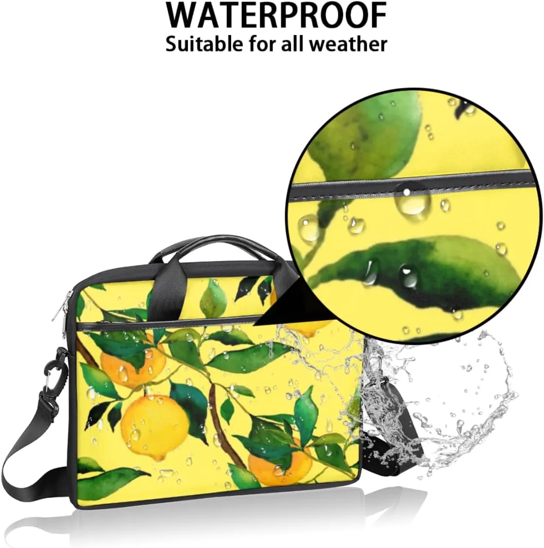 Laptop Bag 13-15 Inch Laptop Sleeve Case for Men Women Briefcase Messenger Bag Computer Shoulder Bag for Travel Work