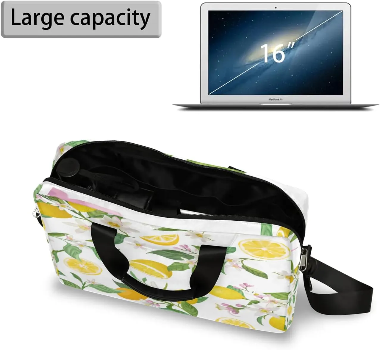 Laptop Bag 15.6 Inch Laptop Sleeve Case for Men Women Briefcase Messenger Bag 16 Inch Computer Shoulder Bag