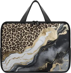 Laptop Bag Case Womens Mens Leather Laptop Sleeve Zipper Shockproof Computer Carrying Bag 10 Inch- 17 Inch