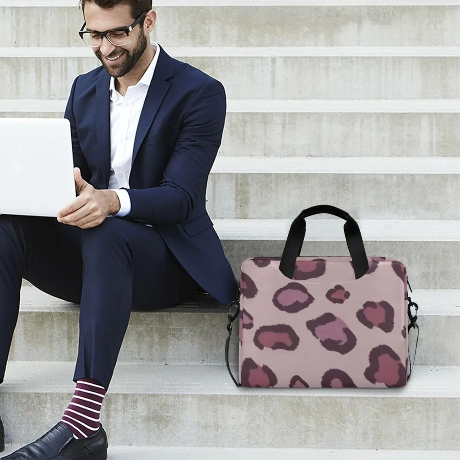 Laptop Bag for Women 15.6 inch Work Bags with Clutch Vintage Laptop Tote Bag Computer Bag Laptop Purse Briefcase Tote Bag