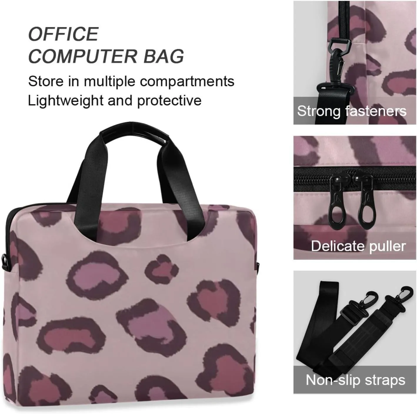 Laptop Bag for Women 15.6 inch Work Bags with Clutch Vintage Laptop Tote Bag Computer Bag Laptop Purse Briefcase Tote Bag