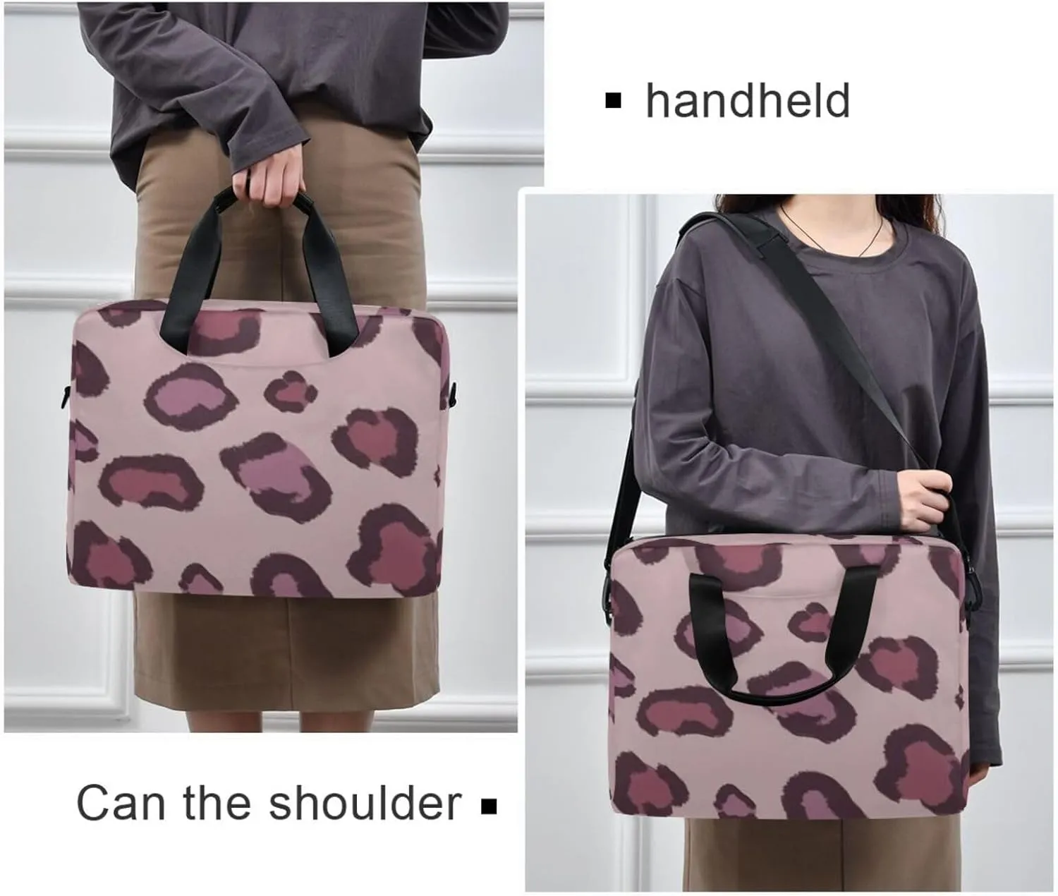 Laptop Bag for Women 15.6 inch Work Bags with Clutch Vintage Laptop Tote Bag Computer Bag Laptop Purse Briefcase Tote Bag