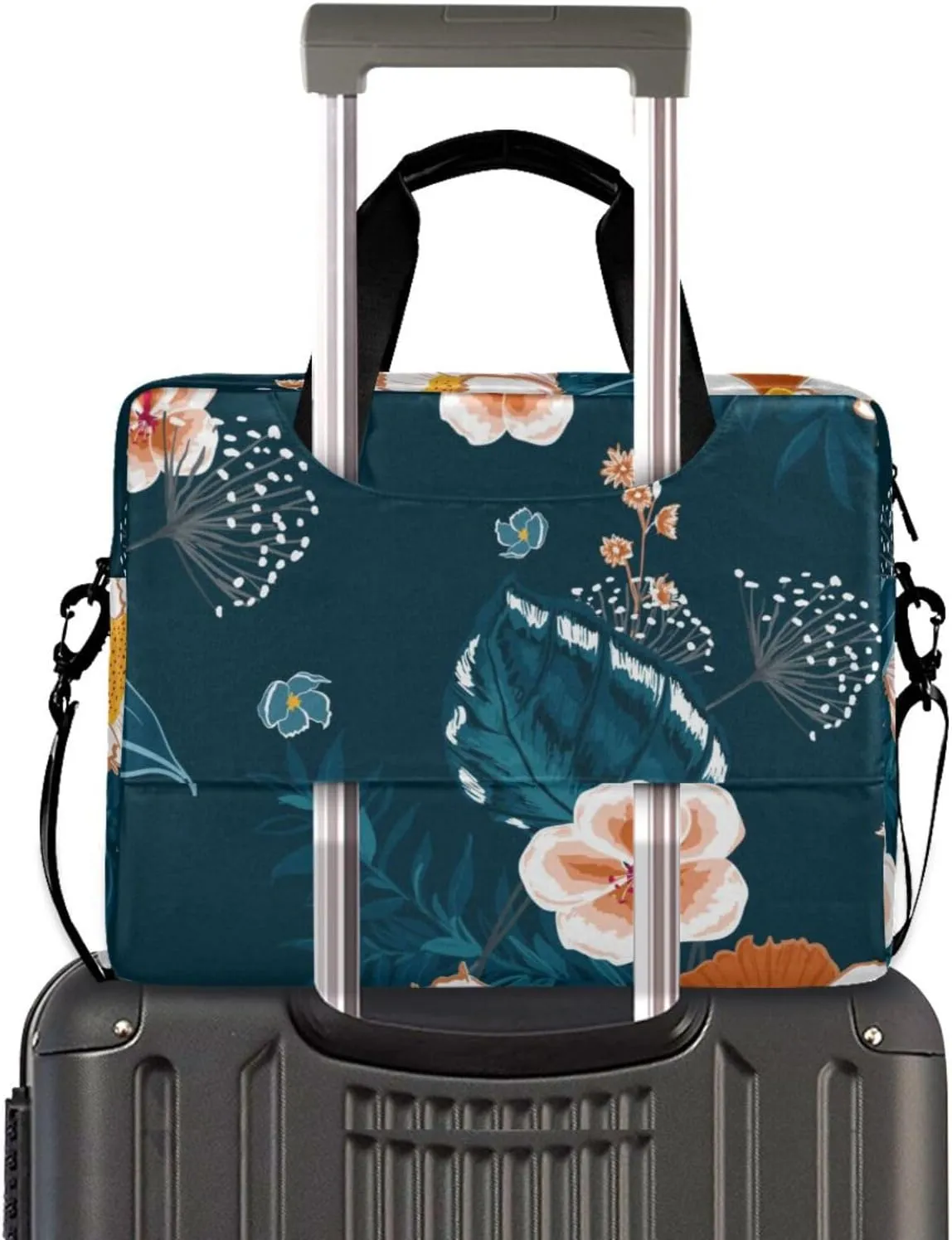 Laptop Bags for Women 15.6 inch Work Tote Bag with Clutch Professional Computer Purse Lightweight Shoulder Bag Travel