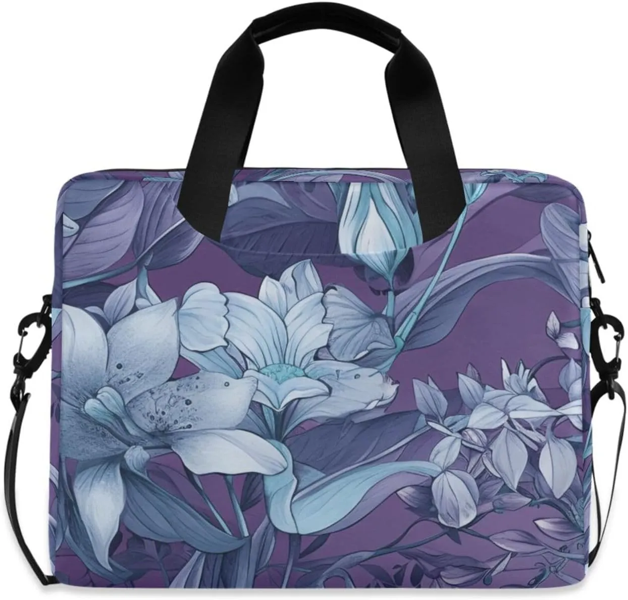 Laptop Bags for Women 15.6 inch Work Tote Bag with Clutch Professional Computer Purse Lightweight Shoulder Bag Travel