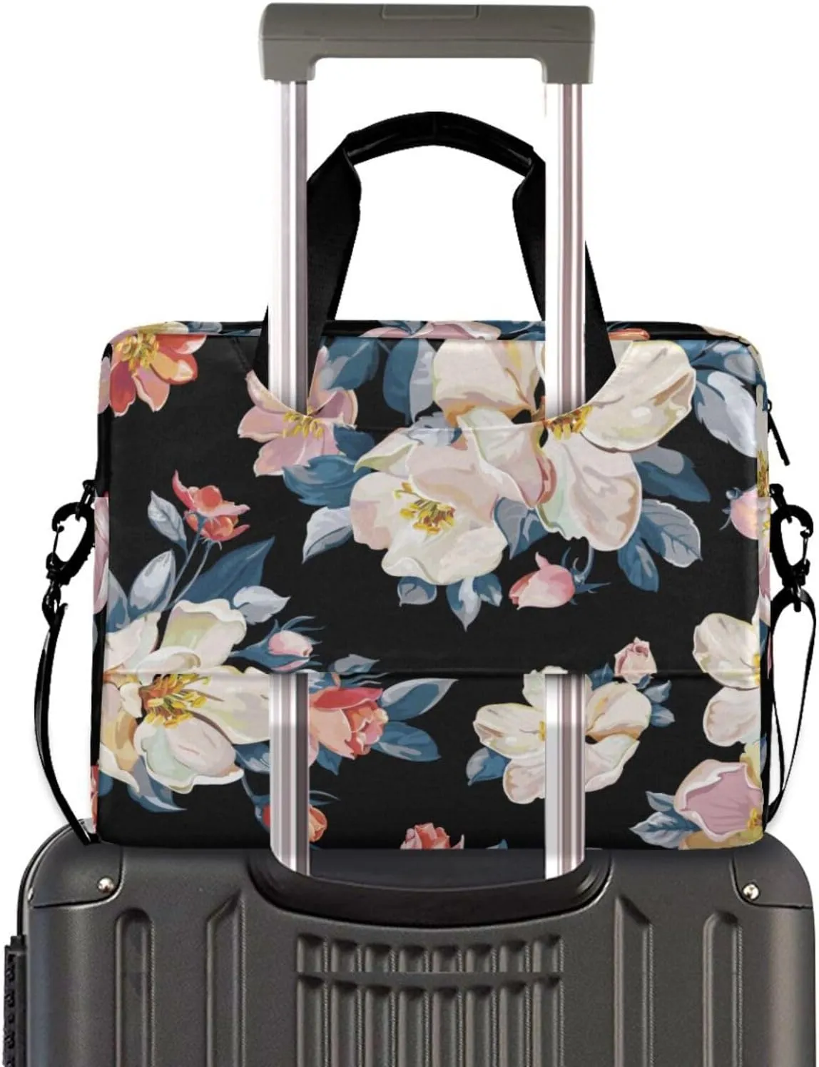 Laptop Bags for Women 15.6 inch Work Tote Bag with Clutch Professional Computer Purse Lightweight Shoulder Bag Travel