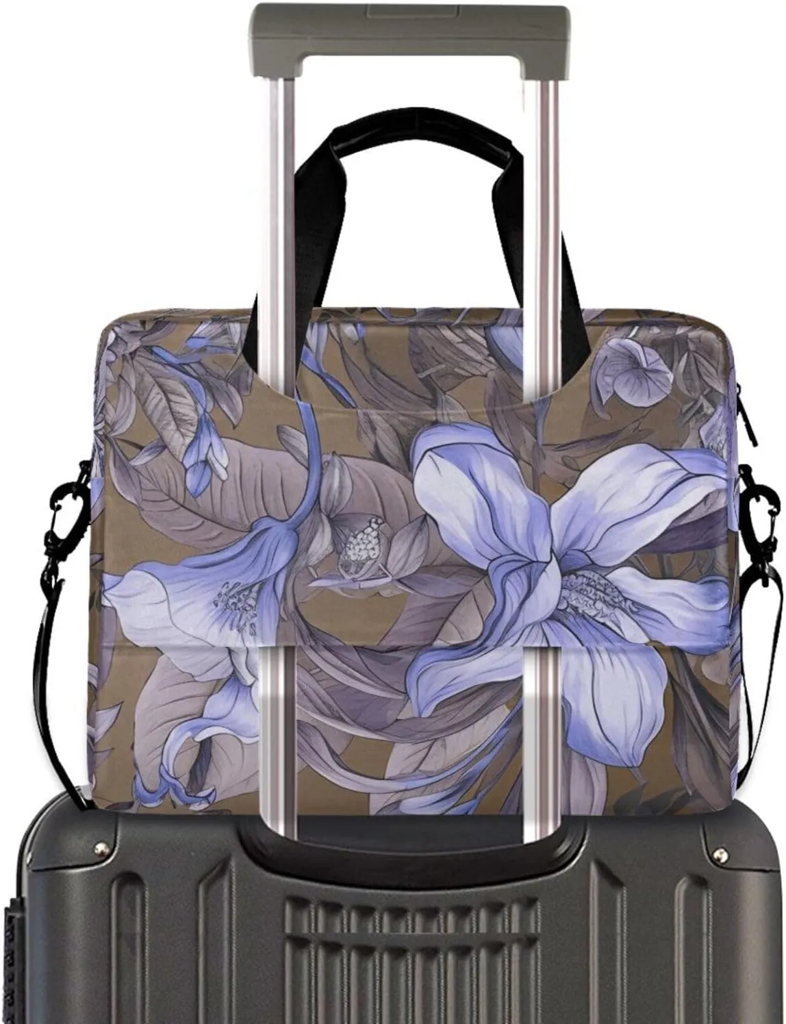 Laptop Bags for Women 15.6 inch Work Tote Bag with Clutch Professional Computer Purse Lightweight Shoulder Bag Travel