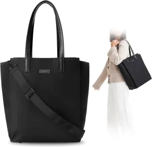 Laptop Tote Bag for Women, 15.6 inch Lightweight Computer Briefcase Waterproof Large Capacity Business Office Work Bag for Women