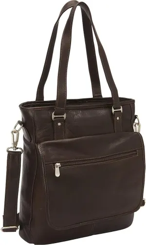 Laptop/Tablet Carry-All Tote, Chocolate, One Size