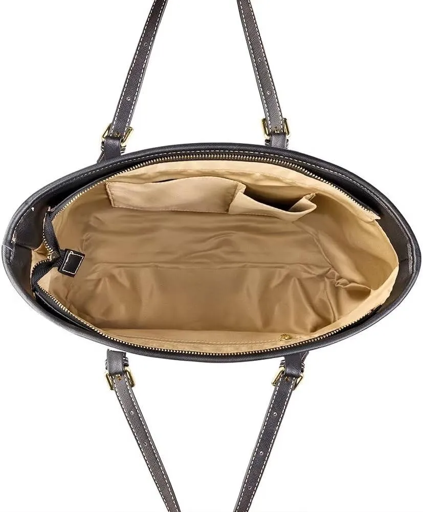 Large Women Shoulder Tote Bag, Leather Tote Bag Waterproof Lady Bag Crossbody Purse Big Tote Commuter Bag