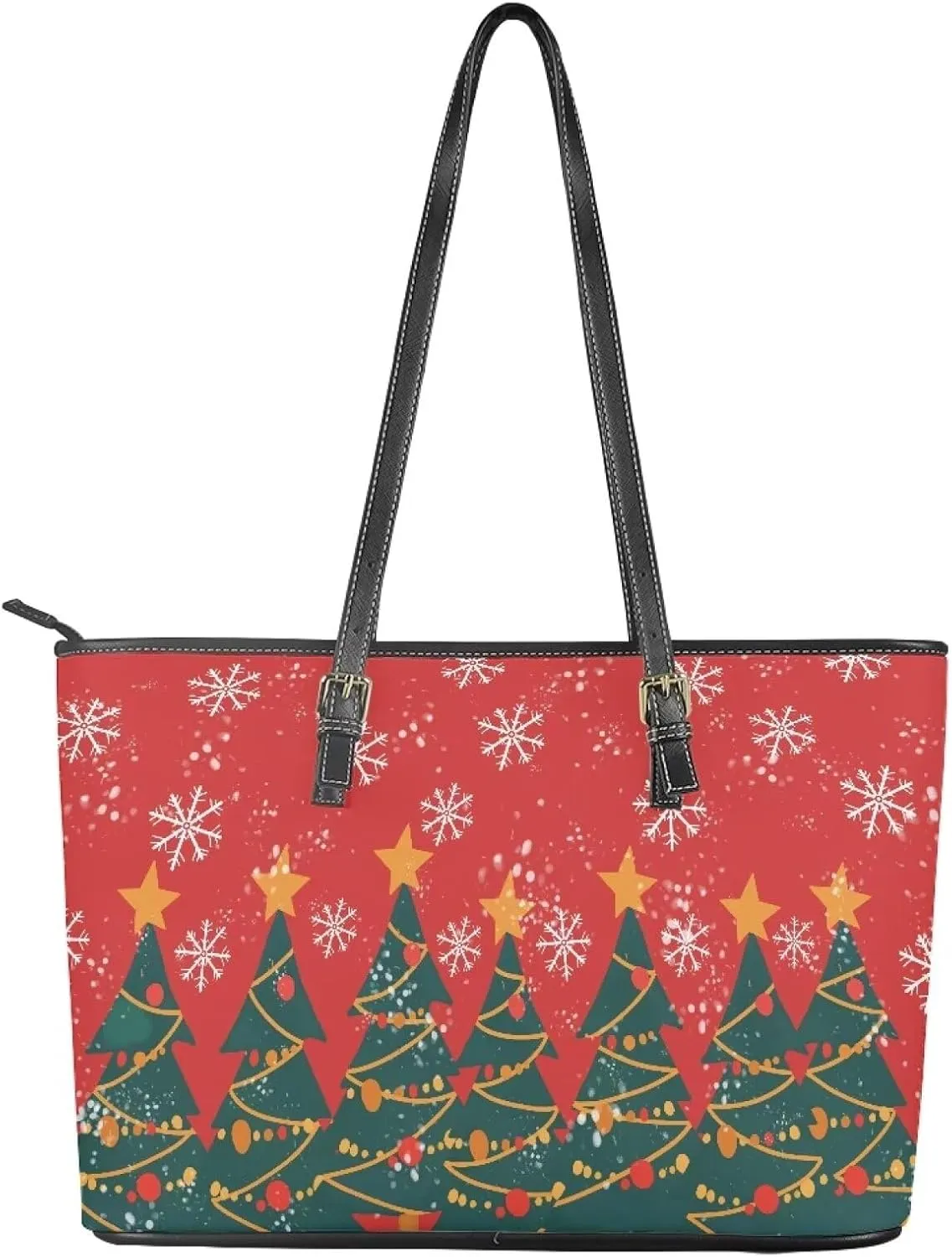 Large Women Shoulder Tote Bag, Leather Tote Bag Waterproof Lady Bag Crossbody Purse Big Tote Commuter Bag