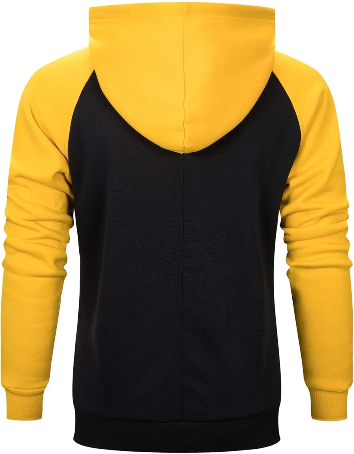LBL Leading the Better Life Men's Solid Pullover Hoodies Sports Soft Blend Fleece Hooded Sweatshirts with Kangaroo Pocket