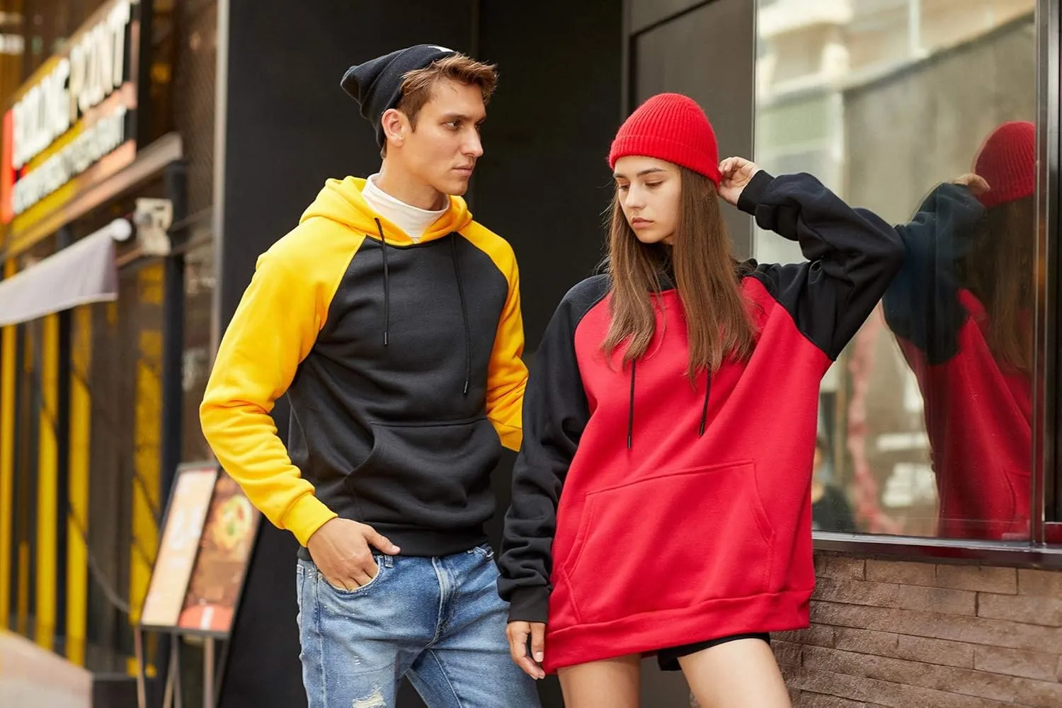 LBL Leading the Better Life Men's Solid Pullover Hoodies Sports Soft Blend Fleece Hooded Sweatshirts with Kangaroo Pocket