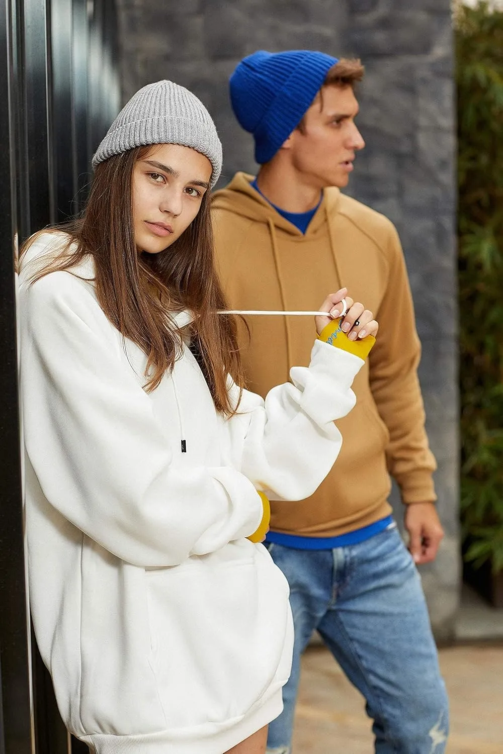 LBL Leading the Better Life Men's Solid Pullover Hoodies Sports Soft Blend Fleece Hooded Sweatshirts with Kangaroo Pocket