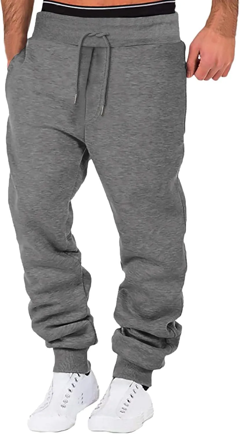 LCMTWX Cargo Pants for Men Casual Jogging Sports Elastic with Pockets Men's Men's Pants Straight Leg Joggers