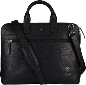 Leather Laptop Bag - Handcrafted Floater Leather, Compact & Stylish for Business, Office & Travel,