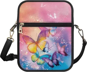 Leather Messenger Bag for Men Women Crossbody Shoulder Bags Satchel Casual Sling Daypack Work Business Daily Purse
