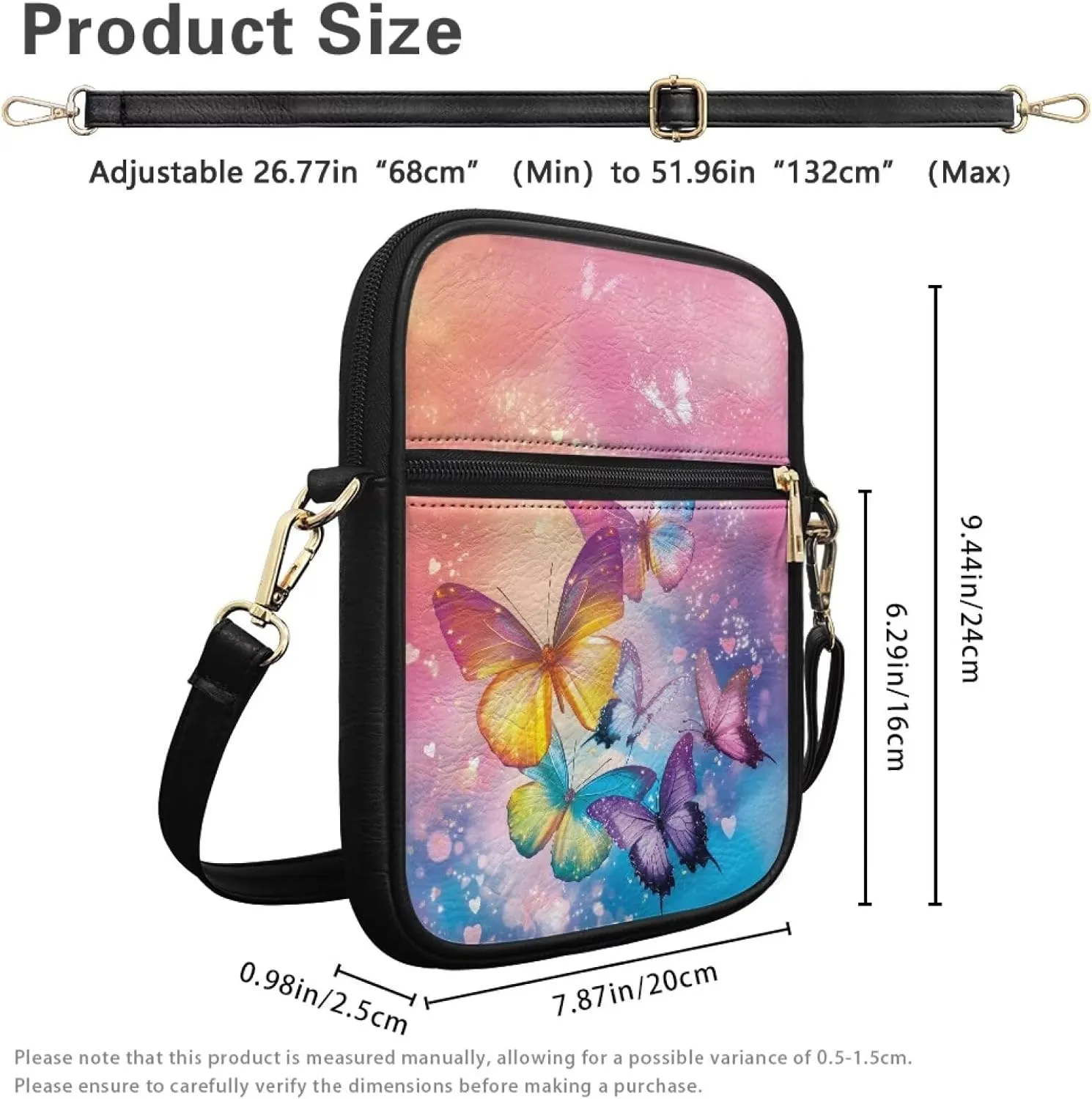Leather Messenger Bag for Men Women Crossbody Shoulder Bags Satchel Casual Sling Daypack Work Business Daily Purse