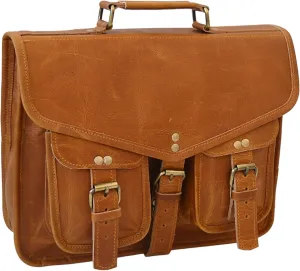 Leather Messenger Bag Leather I Pad bag handmade Crossbody messenger bags (10x13)