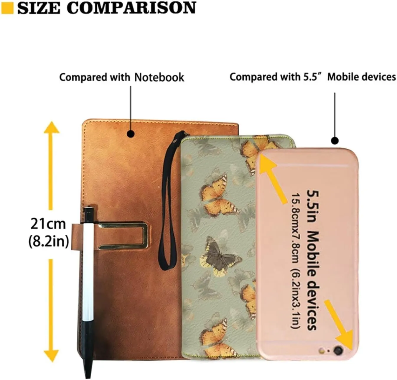 Leather Purses 2Pcs, Fashion Shoulder Bag with Belt Wallet Set of 2 Lightweight & Portable for Independence Day