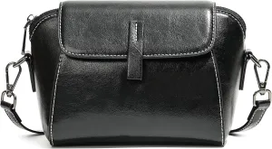 Leather Small Crossbody Bags for Women Shoulder Shell Bag Large Capacity Cell Phone Bag Adjustable Shoulder Strap