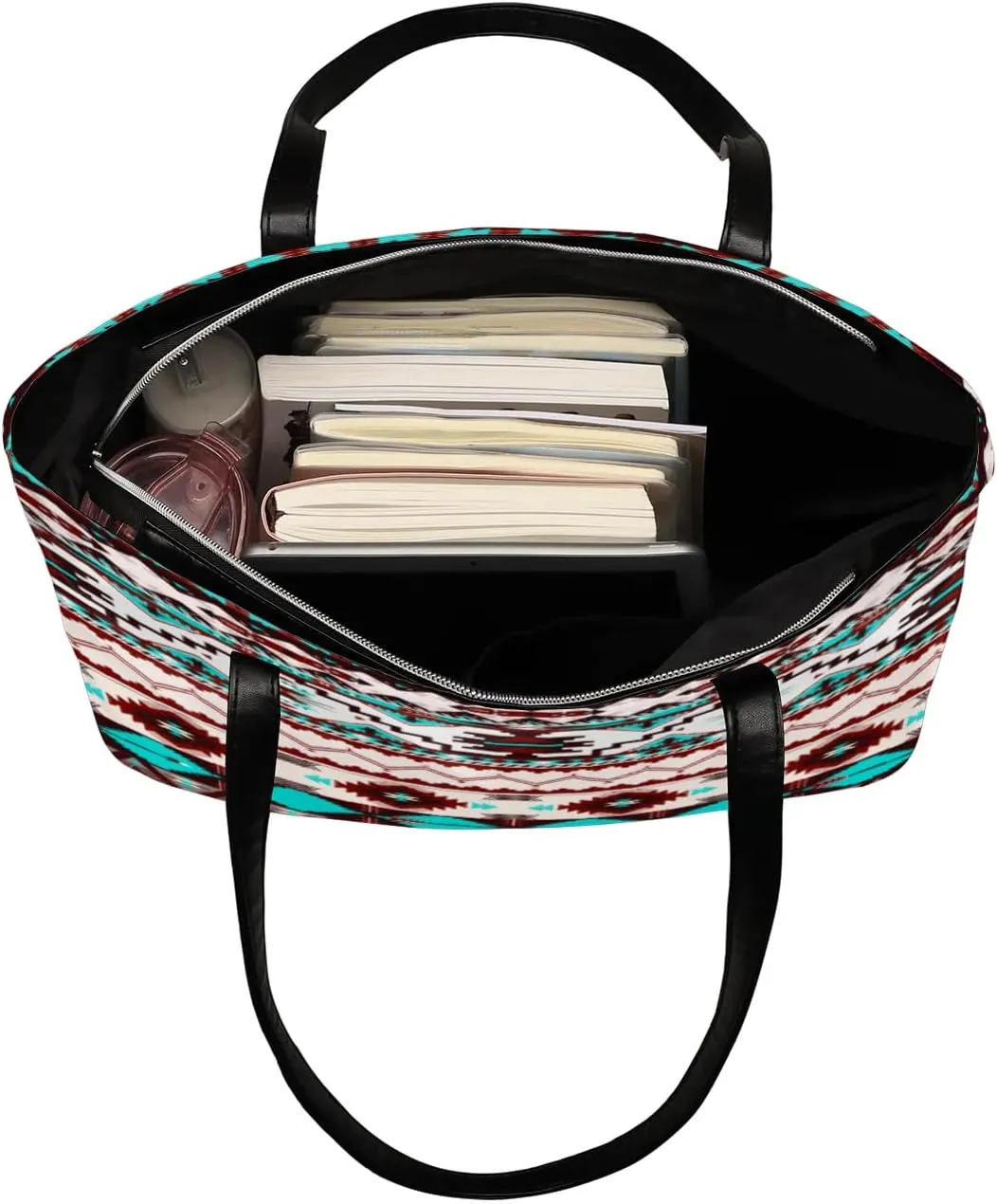 Leather Tote Bag for Women Handbags Laptop Shoulder Bag Large Tote Purse for Work Shopping Travel