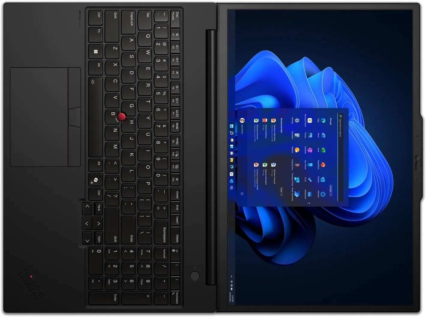 Lenovo ThinkPad P16s Gen 3 Intel Workstation Laptop (2024) | 16" 1920x1200 FHD  | Core Ultra 7-155H - 512GB SSD Hard Drive - 4GB RAM | 16 cores @ 4.8 GHz Win 11 Pro Black (Renewed)
