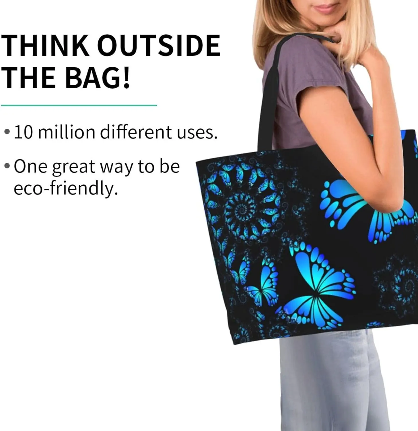 LGBT Pride Rainbow Gay Lip Lesbian Women's Tote Bag Large Capacity Single Shoulder Bags Handbag for Shopping Work
