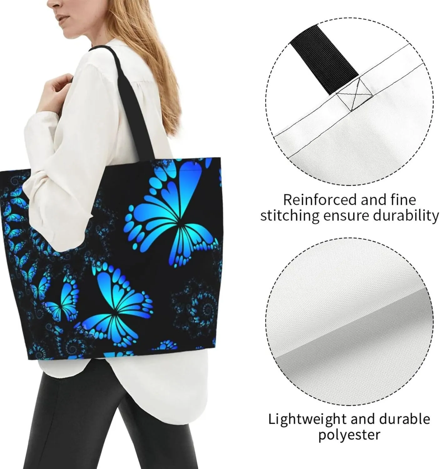 LGBT Pride Rainbow Gay Lip Lesbian Women's Tote Bag Large Capacity Single Shoulder Bags Handbag for Shopping Work