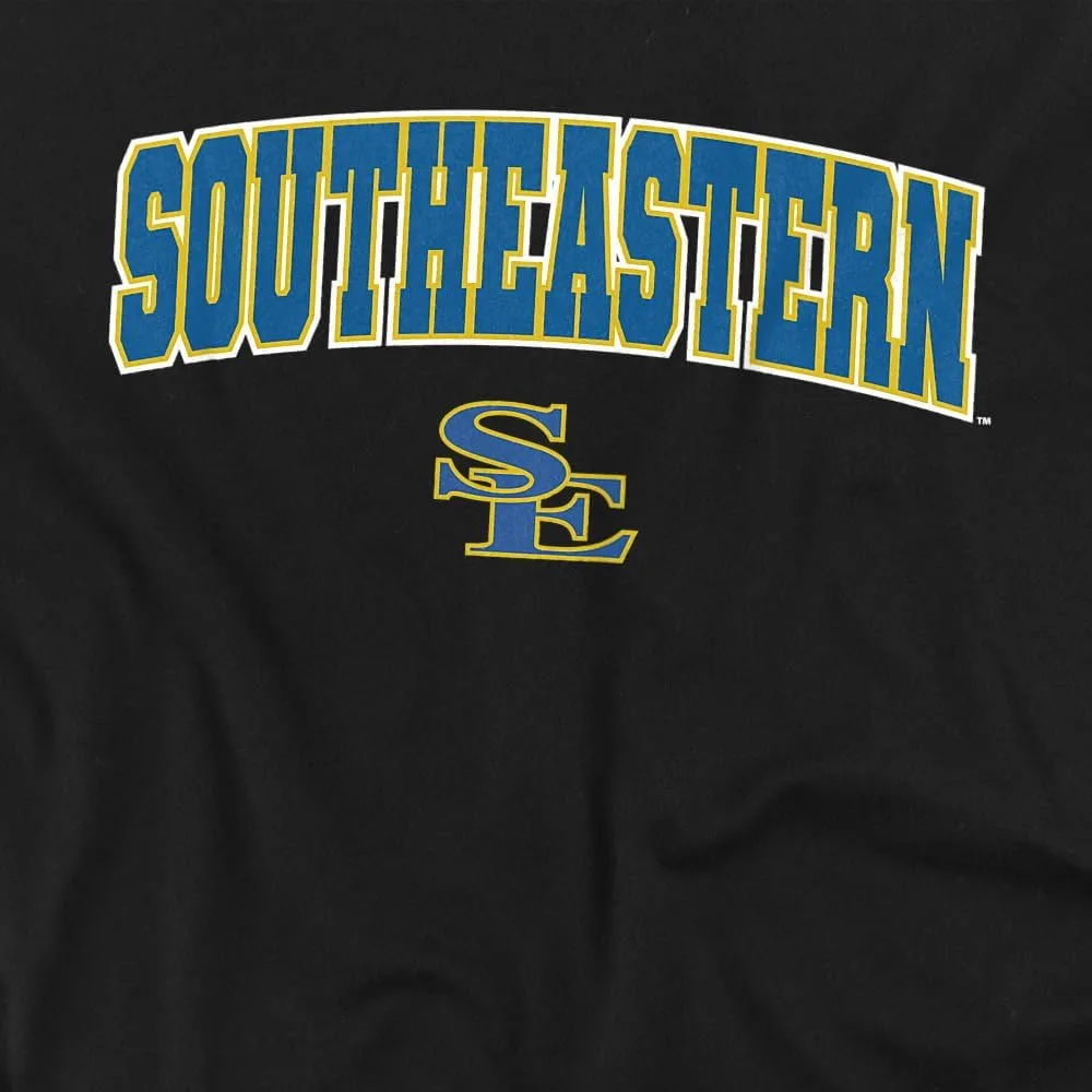 LOGOVISION Southeastern Oklahoma State University Arch Logo Black Unisex Adult Crewneck Sweatshirt