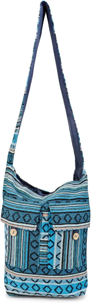 LONGING TO BUY Cotton Shoulder Bag Crossbody Bag Hobo Sling Bag Handmade Messenger Shoulder Bags For Women & Girls
