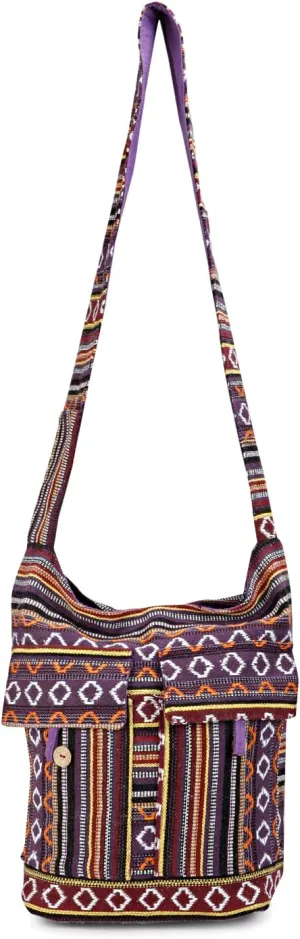 LONGING TO BUY Cotton Shoulder Bag Crossbody Bag Hobo Sling Bag Handmade Messenger Shoulder Bags For Women & Girls