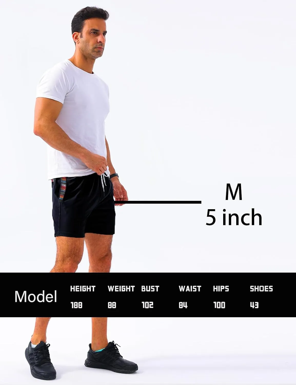 Loopory Mens Casual Shorts-Drawstring Summer Beach Stretch Twill Golf Shorts-Anti-Wrinkle Fabric-5"&7"