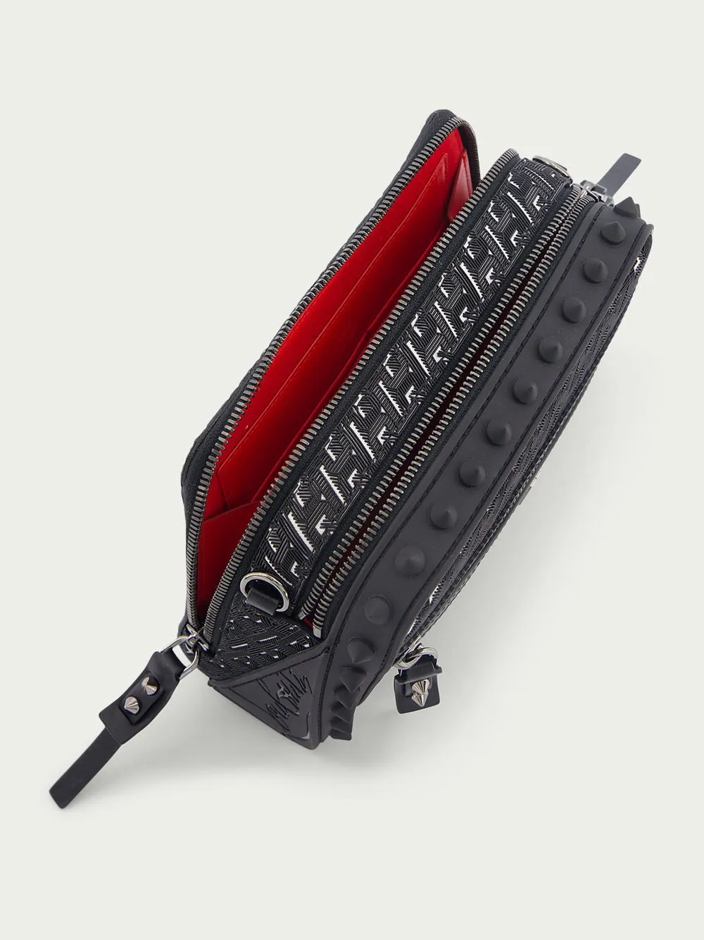 Loubitown leather messenger bag