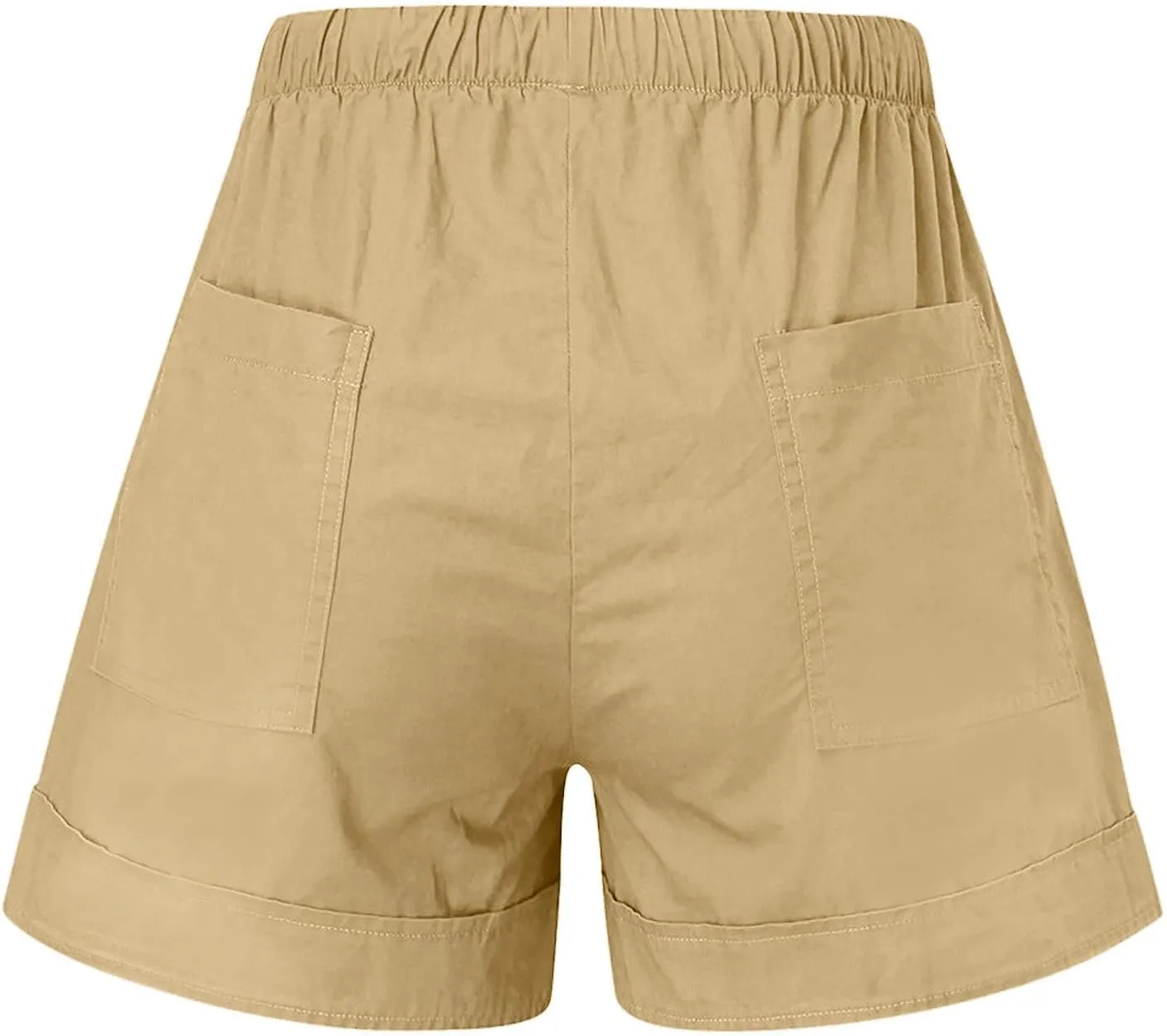 LRMQS Womens Shorts Casual with Pockets Drawstring Elastic Waist Cotton Plus Size Beach Vacation Trendy 2025 Summer Clothes