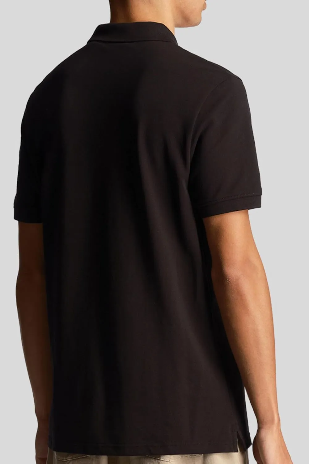 Lyle & Scott Slim Stretch Stone Blue Polo Shirt