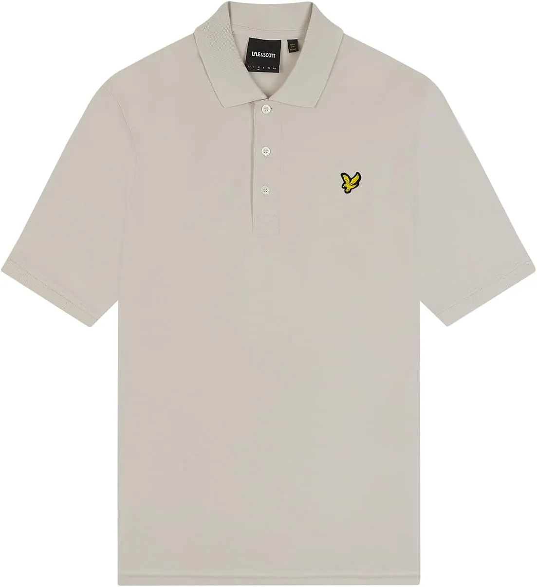 Lyle & Scott Slim Stretch Stone Blue Polo Shirt