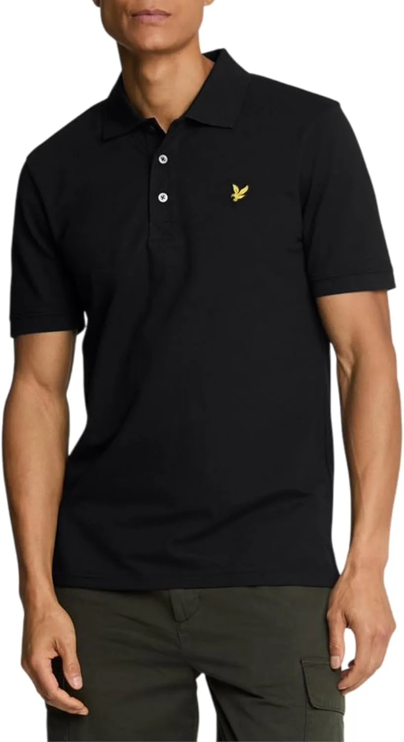 Lyle & Scott Slim Stretch Stone Blue Polo Shirt