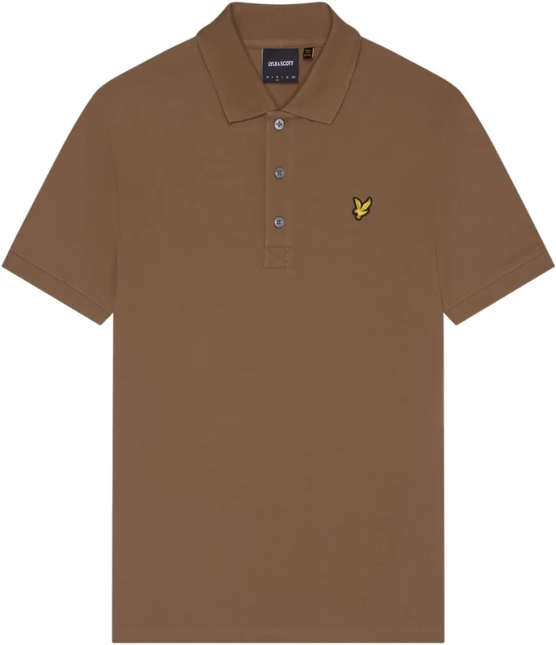 Lyle & Scott Slim Stretch Stone Blue Polo Shirt
