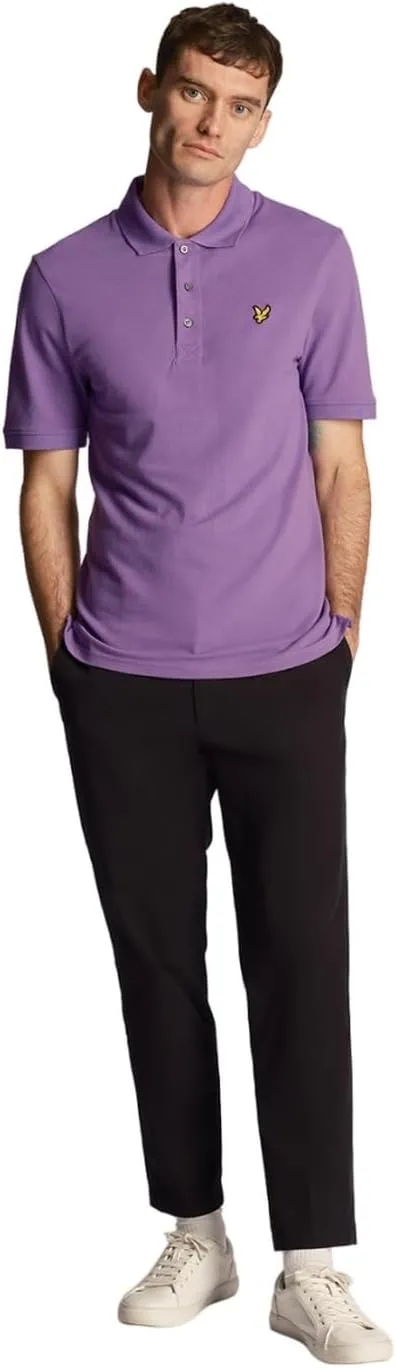 Lyle & Scott Slim Stretch Stone Blue Polo Shirt