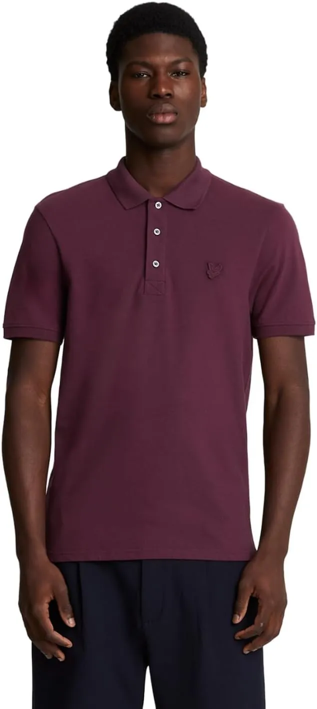 Lyle & Scott Slim Stretch Stone Blue Polo Shirt