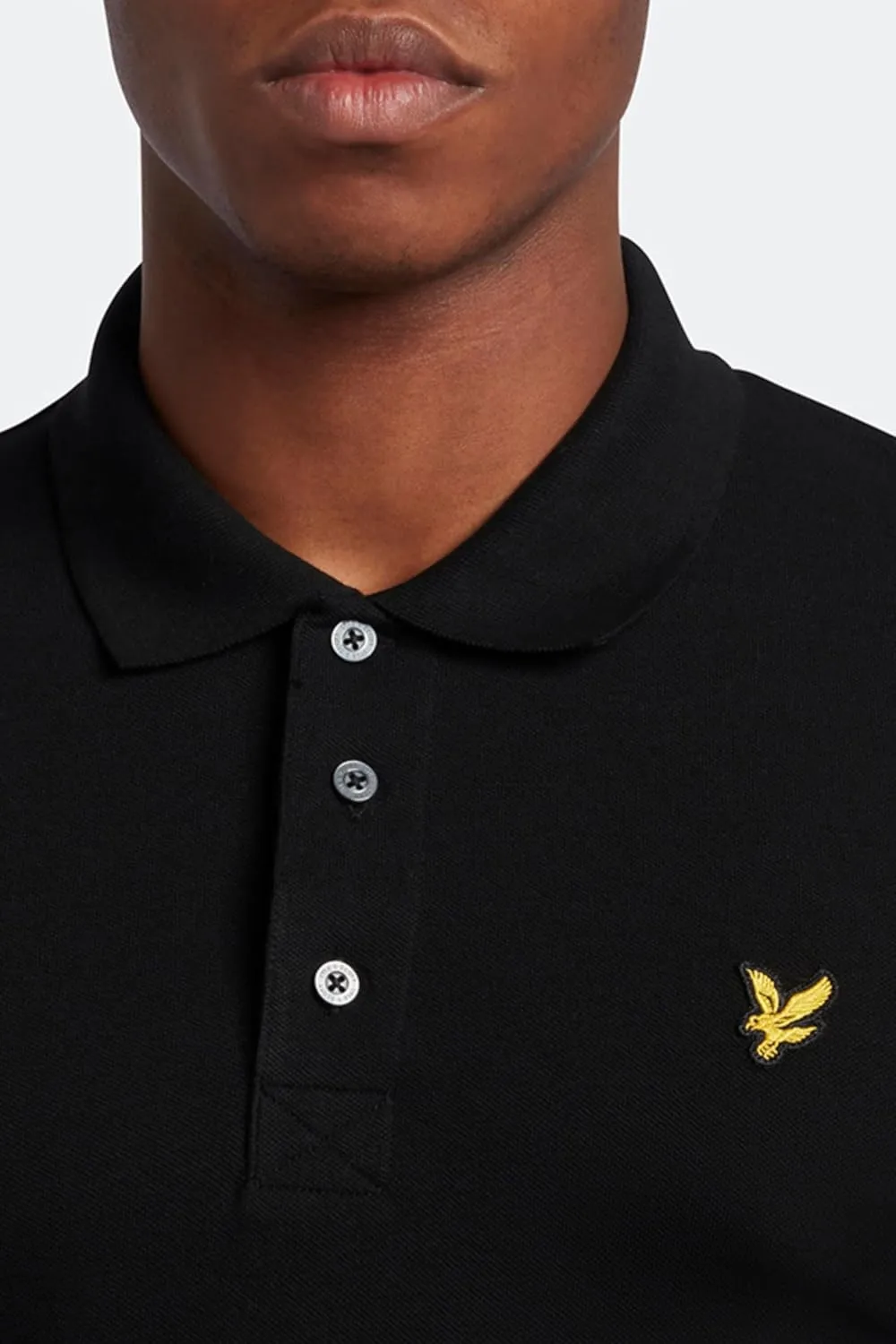 Lyle & Scott Slim Stretch Stone Blue Polo Shirt