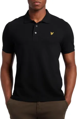 Lyle & Scott Slim Stretch Stone Blue Polo Shirt