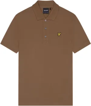 Lyle & Scott Slim Stretch Stone Blue Polo Shirt