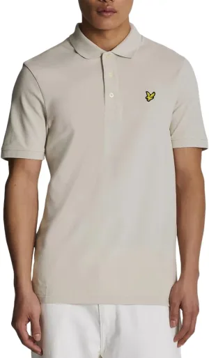 Lyle & Scott Slim Stretch Stone Blue Polo Shirt