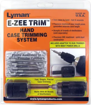 Lyman Products E-ZEE Trim Hand Case Trimmer Rifle Set