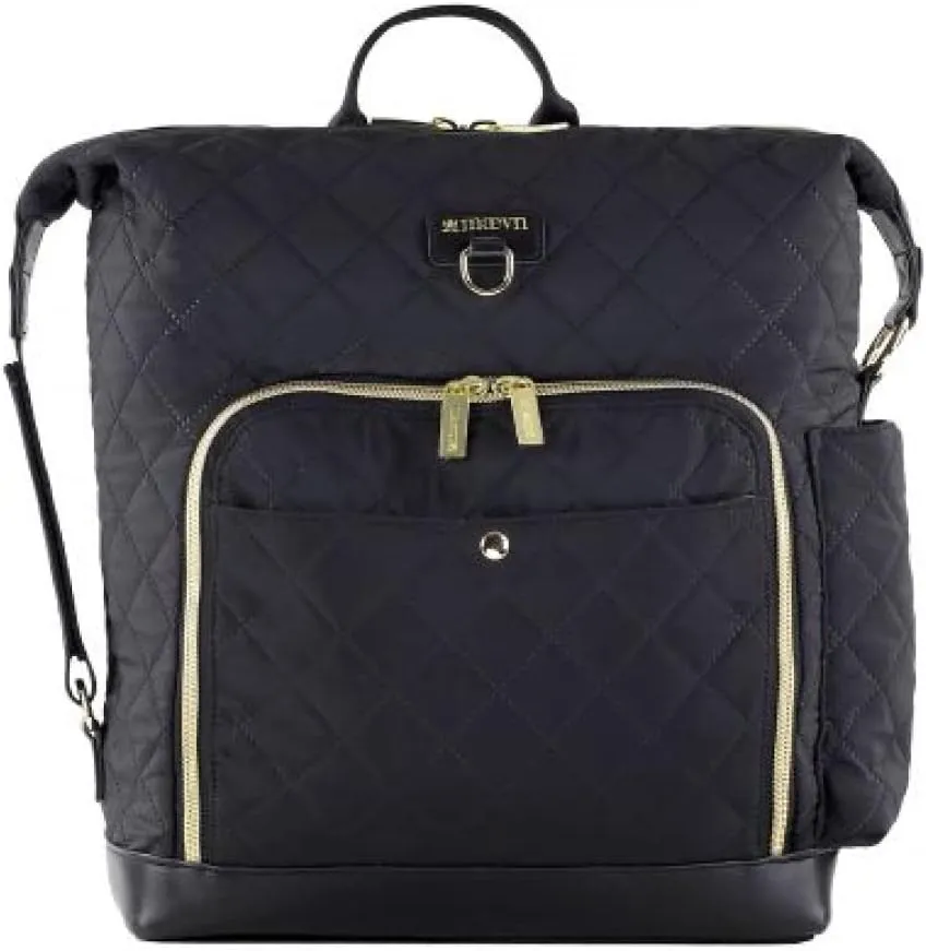 Maevn ReadyGO Water-Resistant Clinical Tote Backpack in Heather (Convertible Hobo Backpack Black)