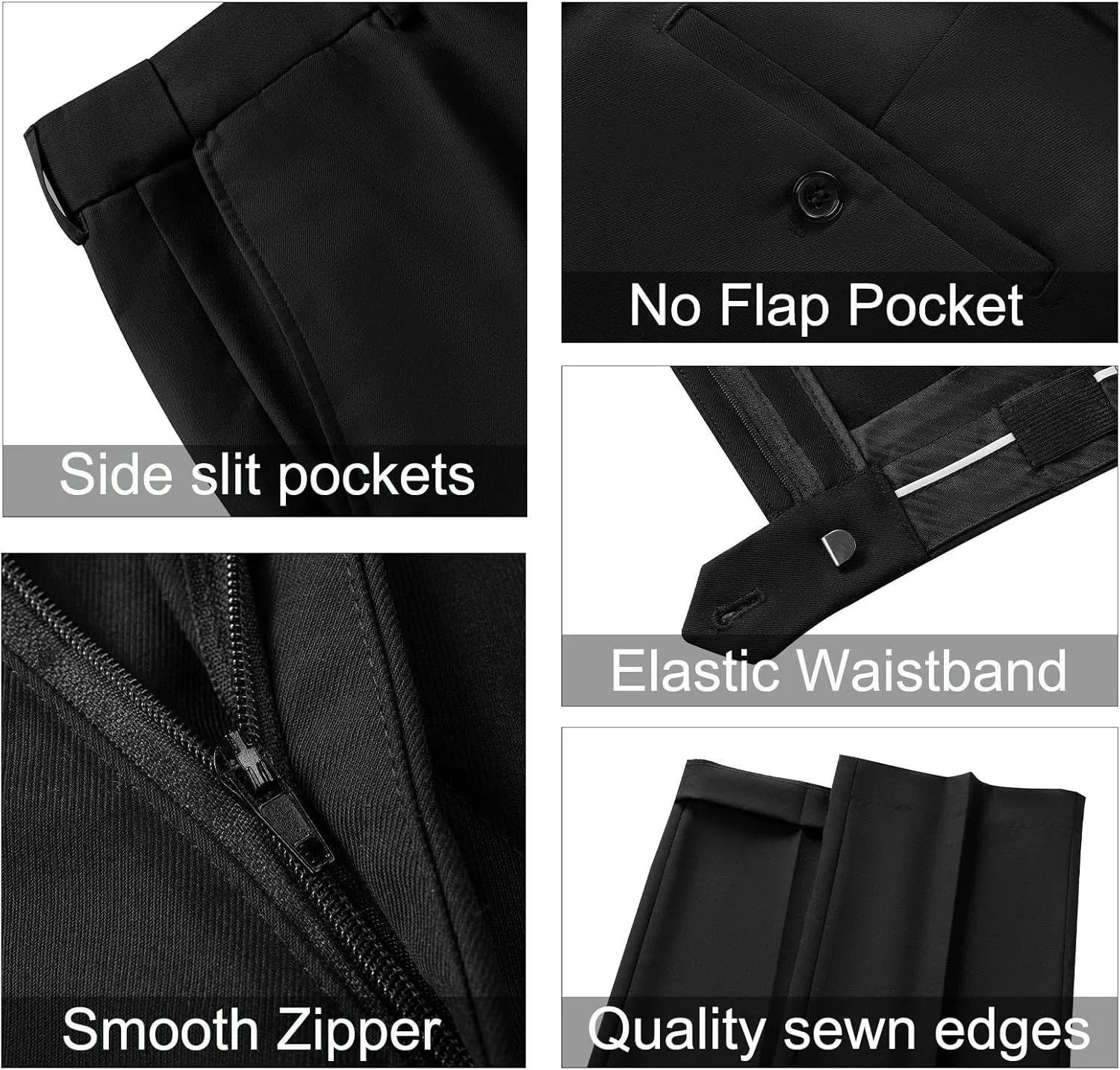 MAGE MALE Mens 2 Pieces Tuxedo Shawl Lapel Slim Fit One Button Color Clashing Design Suit Wedding Blazer Jacket and Pants Set