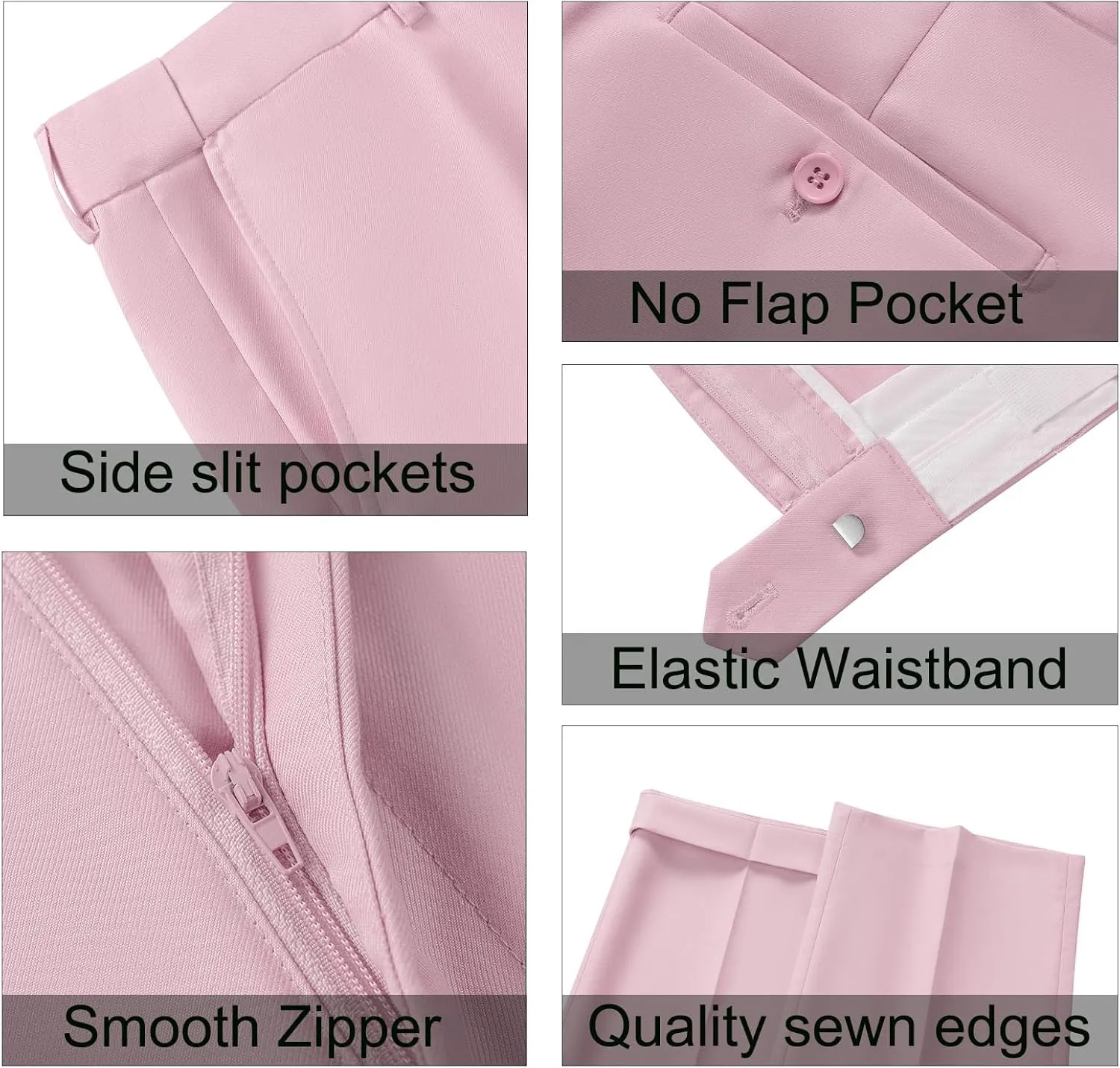 MAGE MALE Mens 2 Pieces Tuxedo Shawl Lapel Slim Fit One Button Color Clashing Design Suit Wedding Blazer Jacket and Pants Set