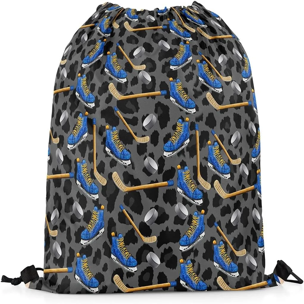 Manfei Ice Hockey Sports Drawstring Backpack